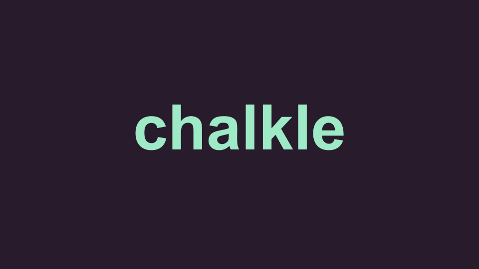 Chalkle preview